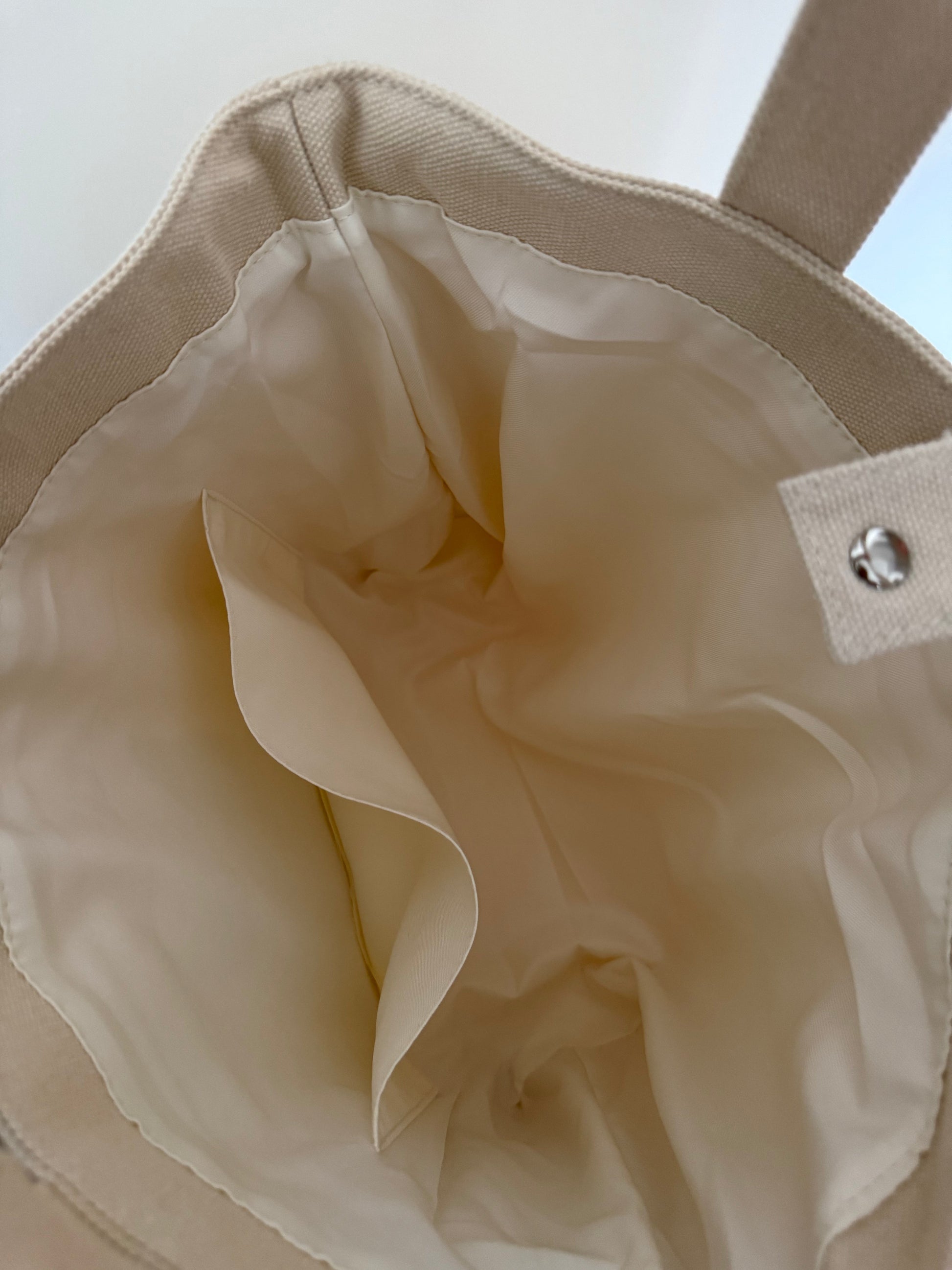 tote bag inside